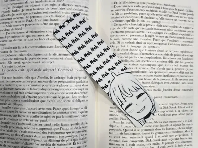 HueForge model: Bookmark Anya Spy family  only Black & White by Kactus Fpv