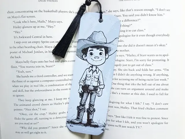 HueForge model: Bookmark, Cowboy, Hueforge by Dame Jo