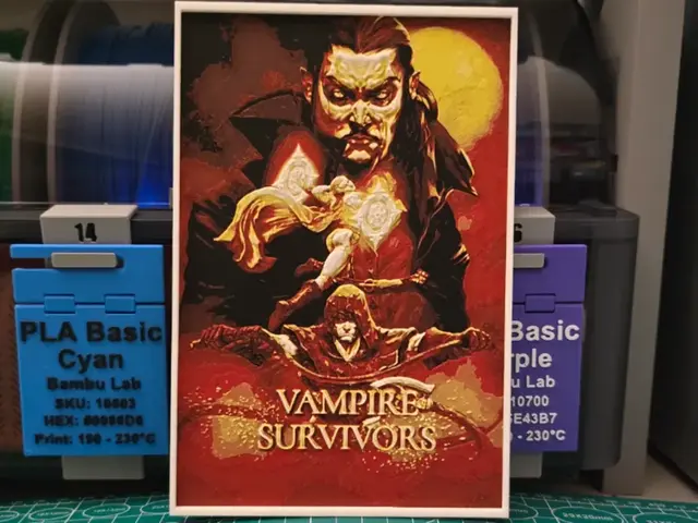Vampire Survivors Poster - Hueforge Art