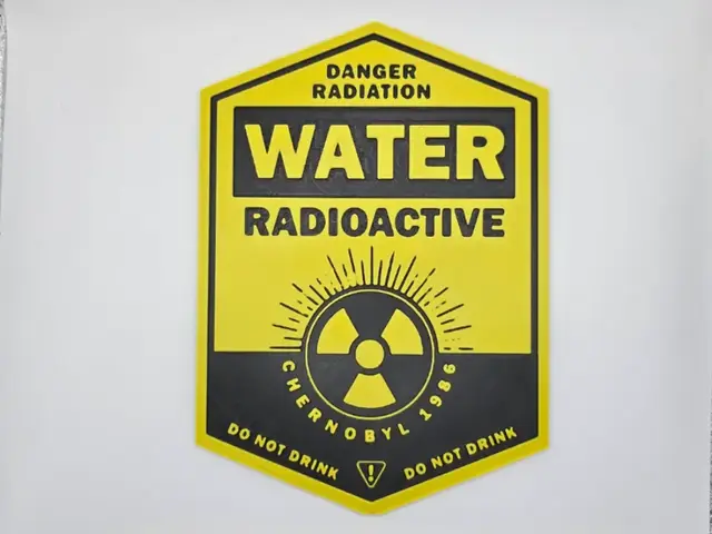 HueForge model: Sign Water radioactive Chernobyl 1986 by Kactus Fpv