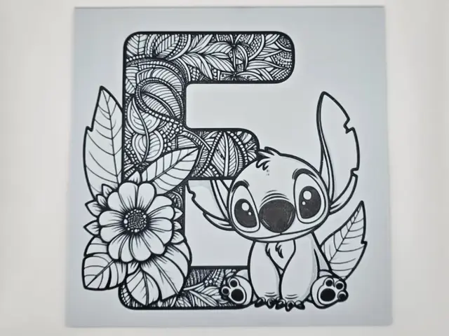 Stitch Letter (Several letters available)