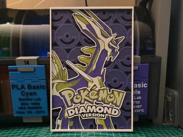 Pokémon Diamond Version Poster - Hueforge Art