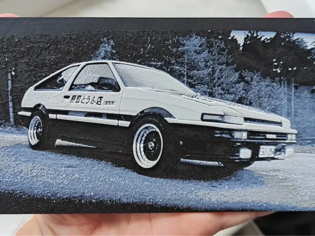 HueForge model: Toyota Corolla AE86 - 2 by BeaN