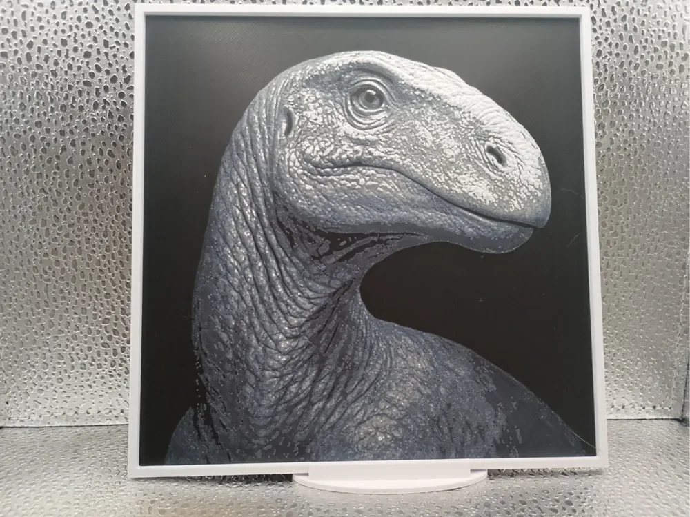 Iguanodon hueforge by Borishotch Industries HueForge model: Iguanodon hueforge by Borishotch Industries