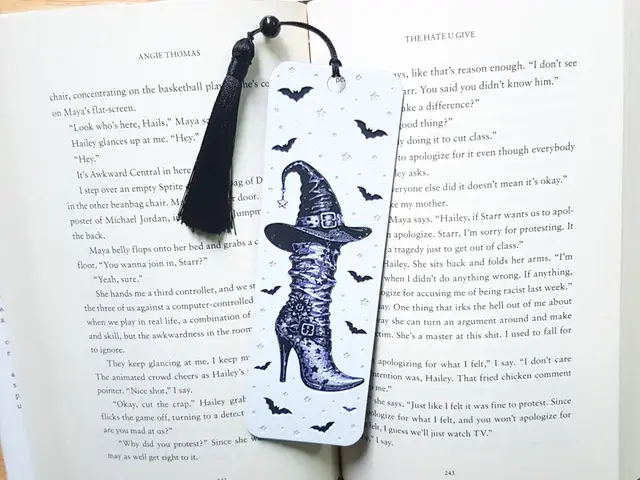 Bookmark, Witch's Boot, Halloween