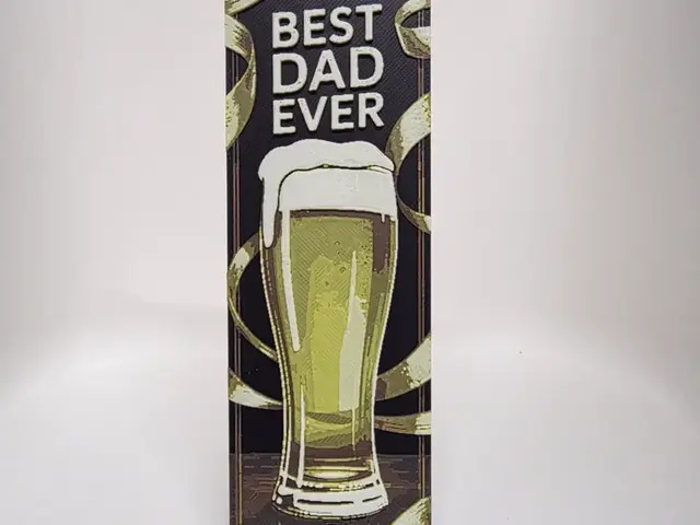 HueForge model: Best Dad Ever Bookmark by Morganja