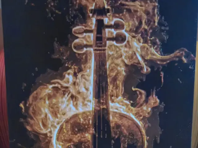 HueForge model: Violin On Fire by Buntsta