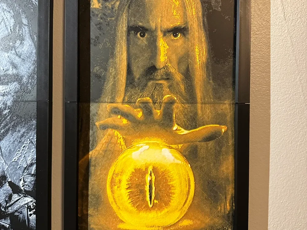Saruman & Eye of Sauron Hueforge by Hey Ben HueForge model: Saruman & Eye of Sauron Hueforge by Hey Ben