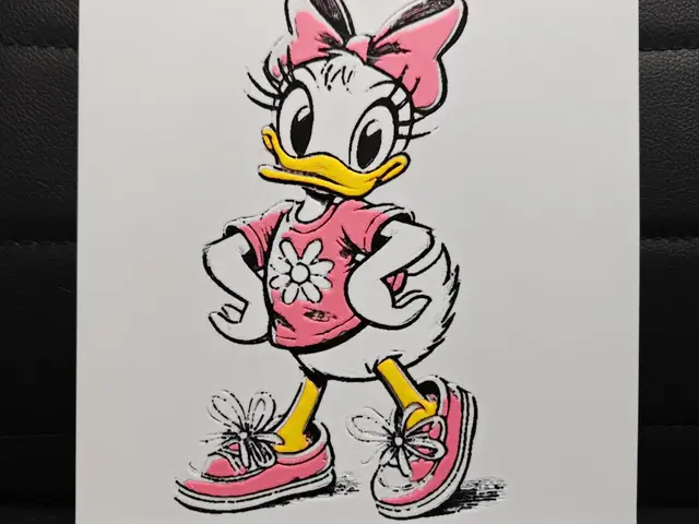 HueForge model: Daisy Duck by TheHueforgeLady