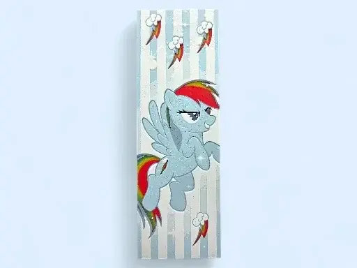 HueForge model: Rainbow Dash MLP 50mm x 150mm Bookmark by MythicHue's