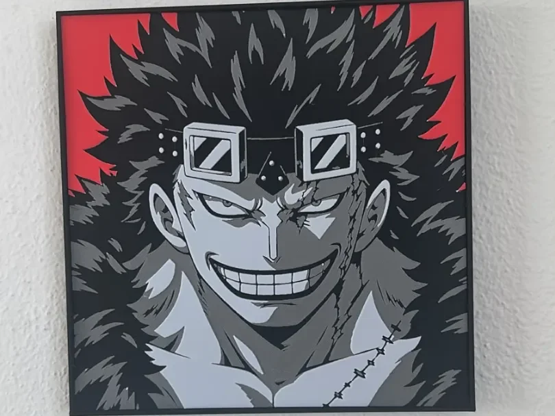 Eustass Kid Red Collection by TowerLayers HueForge model: Eustass Kid Red Collection by TowerLayers