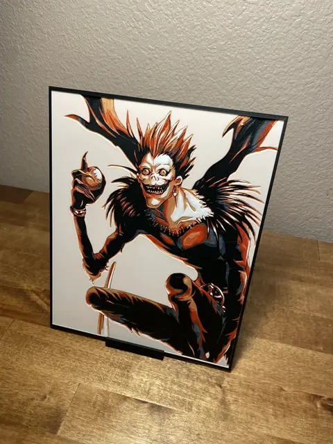 HueForge model: Ryuk - Death Note by Cloudy Nostalgia