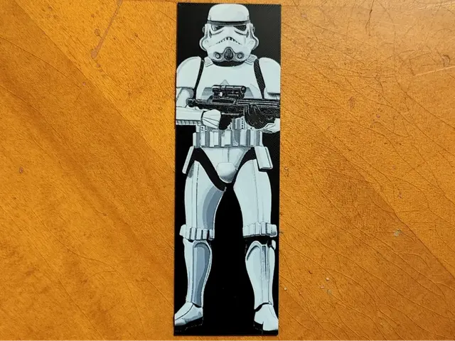 HueForge model: Stormtrooper Bookmark - 3 Colours - Hueforge by Sarge