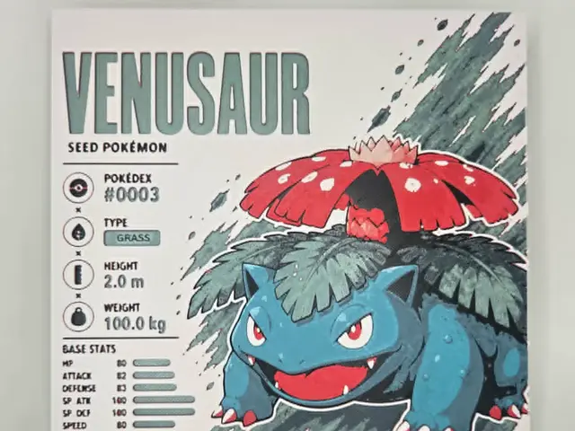 HueForge model: Venusaur Infographic Hueforge by 3Ree Printing