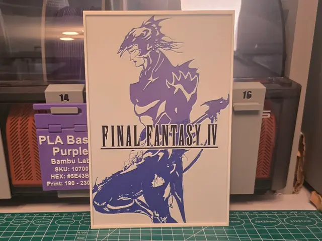 Final Fantasy IV Game Poster - Hueforge Art