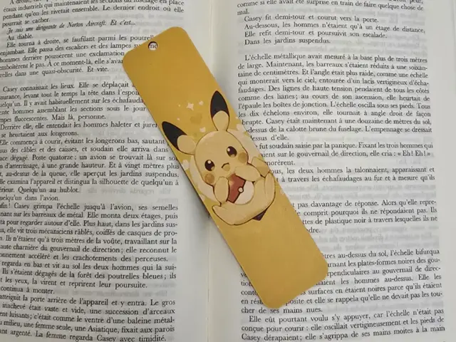HueForge model: Bookmark Pikachu Pokemon by Kactus Fpv
