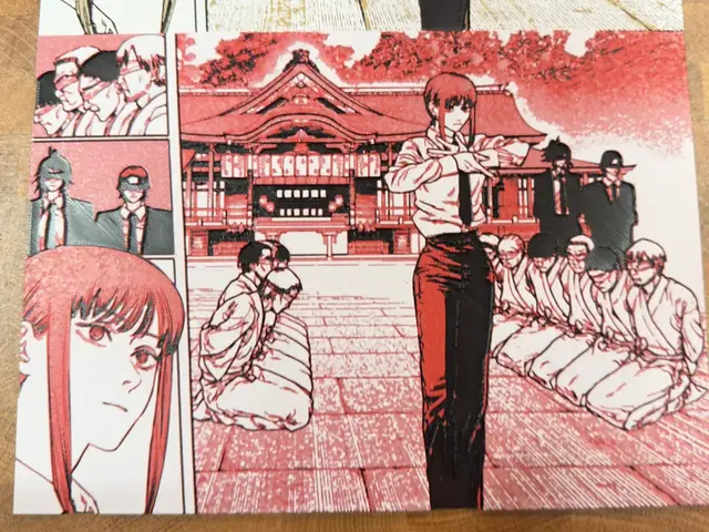 HueForge model: Chainsaw Man - Makima From Kyoto by Pretty Okay Prints