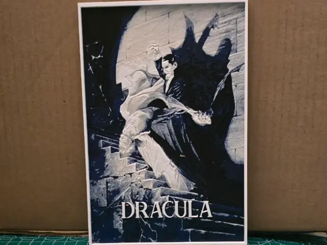 HueForge model: Dracula Movie Poster - Hueforge Art by Lumpy3D