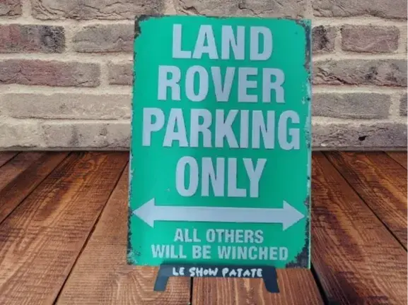 HueForge model: Plaque vintage Land Rover Hueforge by leshowpatate