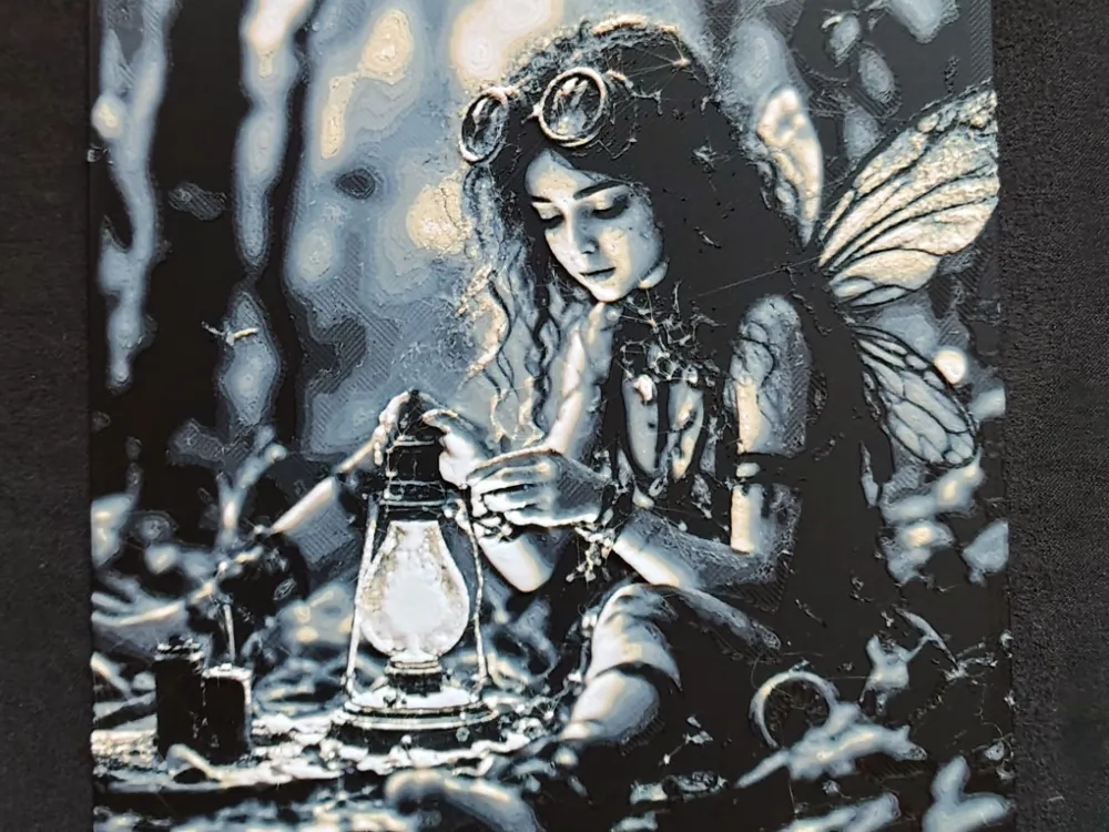 Steampunk Fairy HueForge by fD.667 HueForge model: Steampunk Fairy HueForge by fD.667