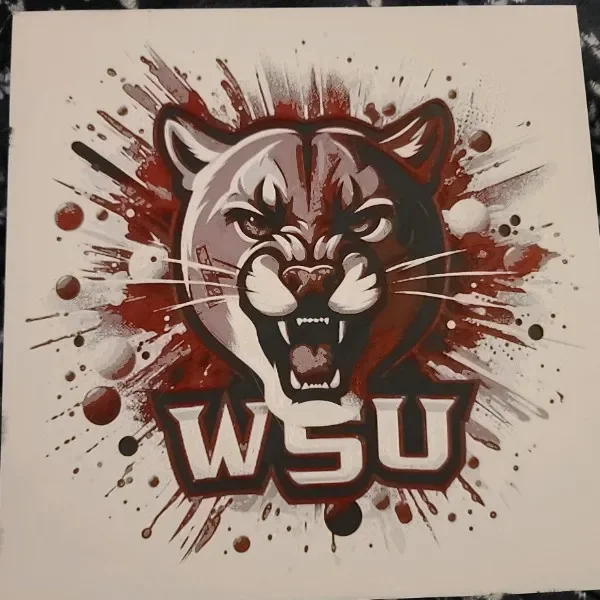 WSU Cougar by the_bearded_jedi HueForge model: WSU Cougar by the_bearded_jedi