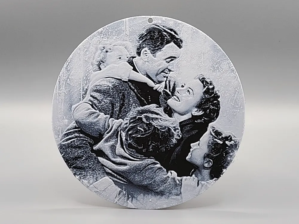 It's a Wonderful Life Christmas Tree Decoration by Sarge HueForge model: It's a Wonderful Life Christmas Tree Decoration by Sarge