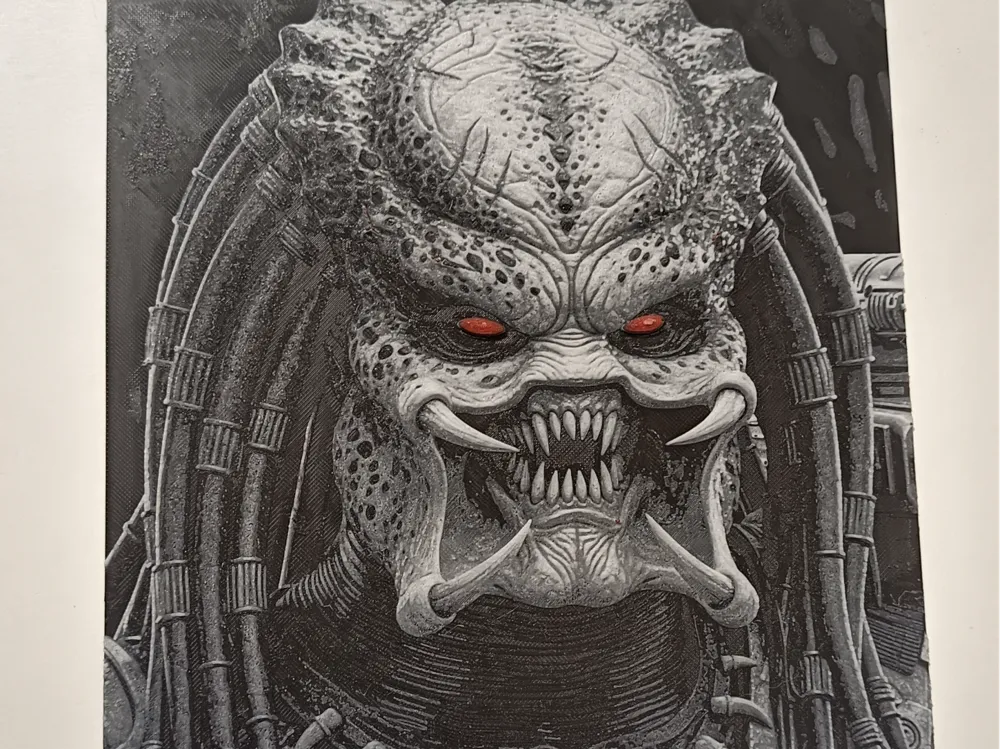 Predator Hueforge by 3DNesy HueForge model: Predator Hueforge by 3DNesy