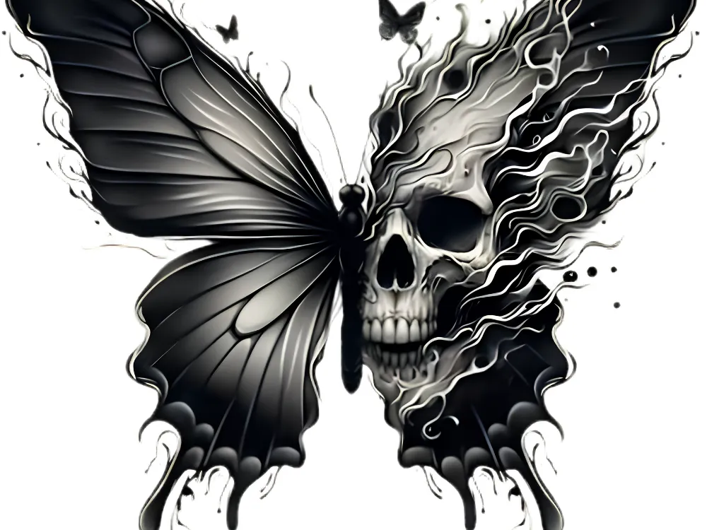 SkullButterfly by Krave HueForge model: SkullButterfly by Krave
