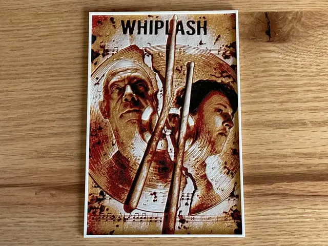 HueForge model: Whiplash (2014) Hueforge Movie Poster by NiiON