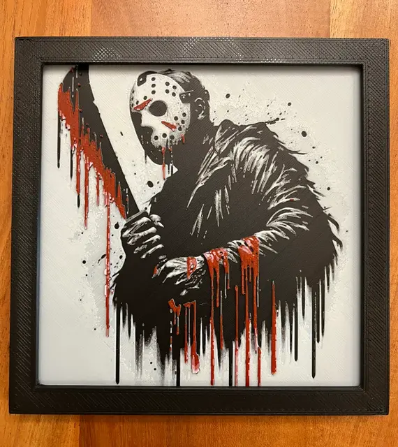 HueForge model: Jason from Friday The 13th by JustBe 3D Printing