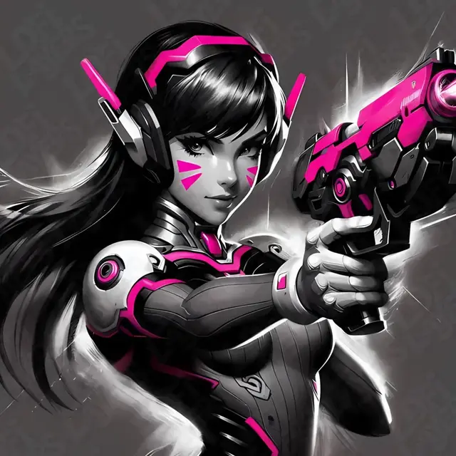 HueForge model: D. Va Hueforge by LoFi Layers