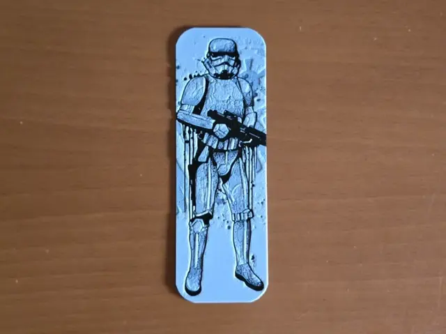 HueForge model: StormTrooper Bookmark by Atrus Design