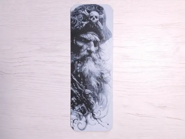 HueForge model: Pirate Captain Bookmark by Atrus Design
