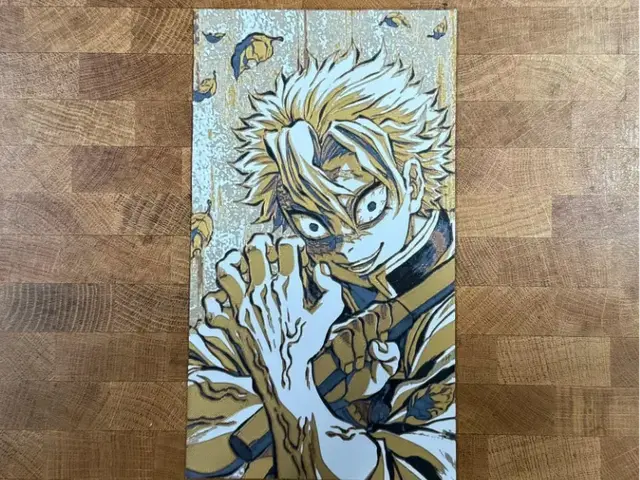 HueForge model: Demon Slayer - Sanemi, Wind Hashira by Pretty Okay Prints