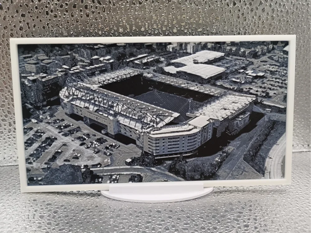 Norwich City – Carrow Road Hueforge by Borishotch Industries HueForge model: Norwich City – Carrow Road Hueforge by Borishotch Industries