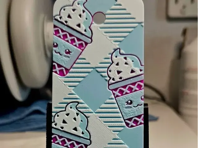 HueForge model: Ice Cream Cups Bookmark by Mano's 3d_Art