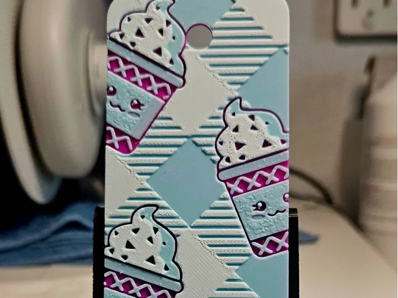 Ice Cream Cups Bookmark by Mano's 3d_Art HueForge model: Ice Cream Cups Bookmark by Mano's 3d_Art