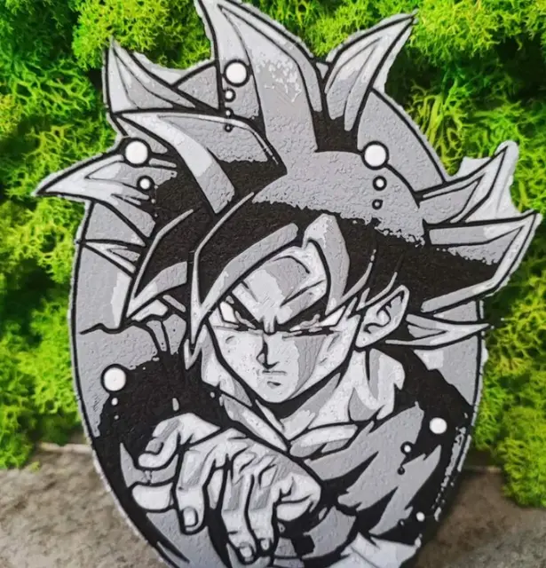 HueForge model: Goku by Garuda3D