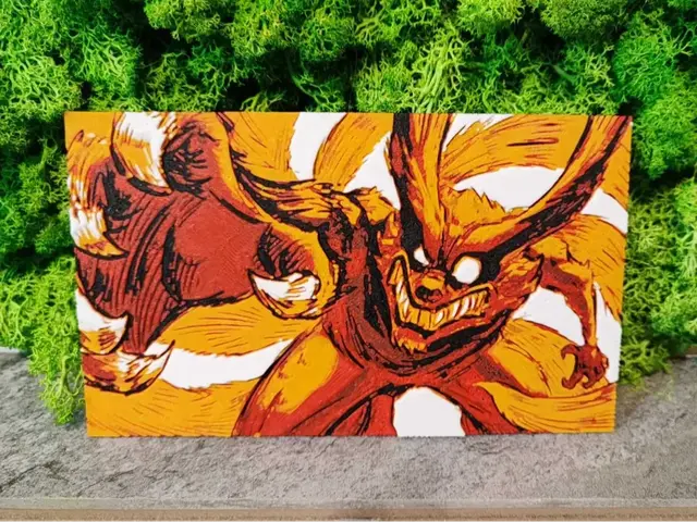 HueForge model: Kurama by Garuda3D