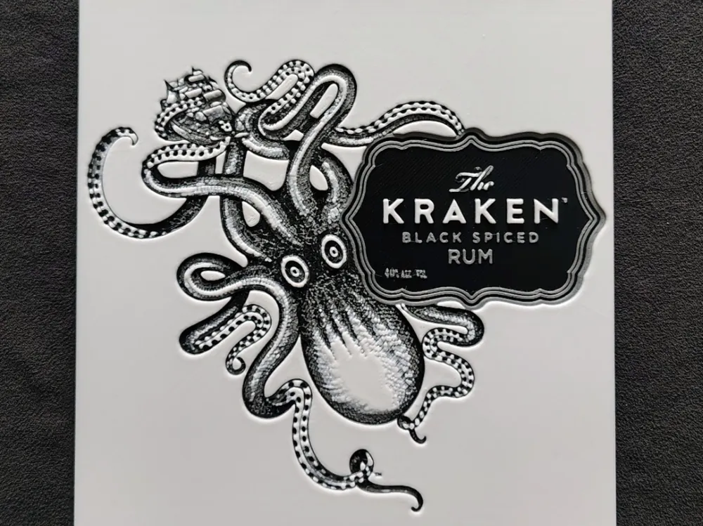 Kraken rum HueForge by fD.667 HueForge model: Kraken rum HueForge by fD.667