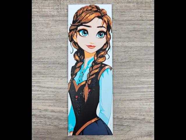 HueForge model: Anna Bookmark by BusyKikiBee