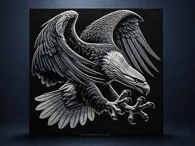 HueForge model: Bald Eagle by Aleksandr