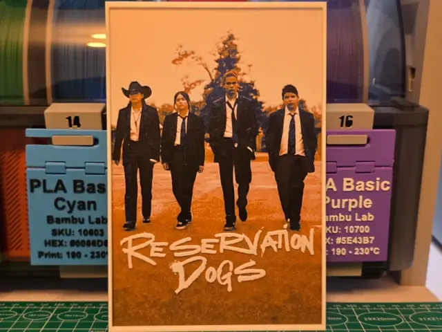 HueForge model: Reservation Dogs Poster - Hueforge Art by Lumpy3D