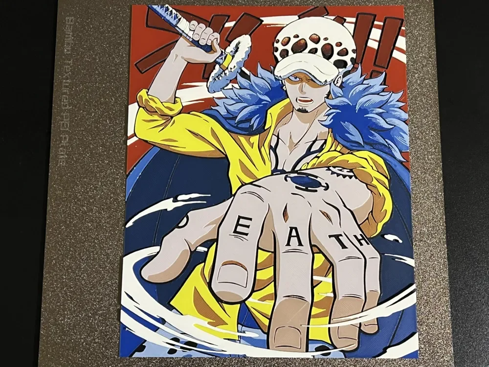 Trafalgar Law One Piece Hueforge by FantasyZ HueForge model: Trafalgar Law One Piece Hueforge by FantasyZ