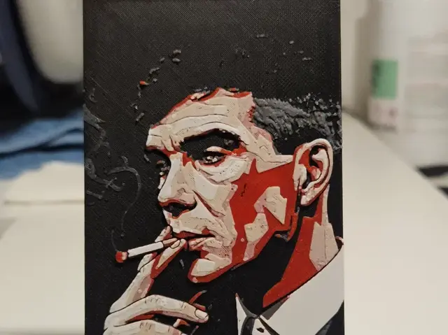 HueForge model: Peaky Blinders Thomas Shelby by Mano's 3d_Art