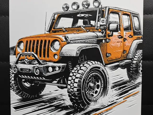HueForge model: Jeep by TheHueforgeLady