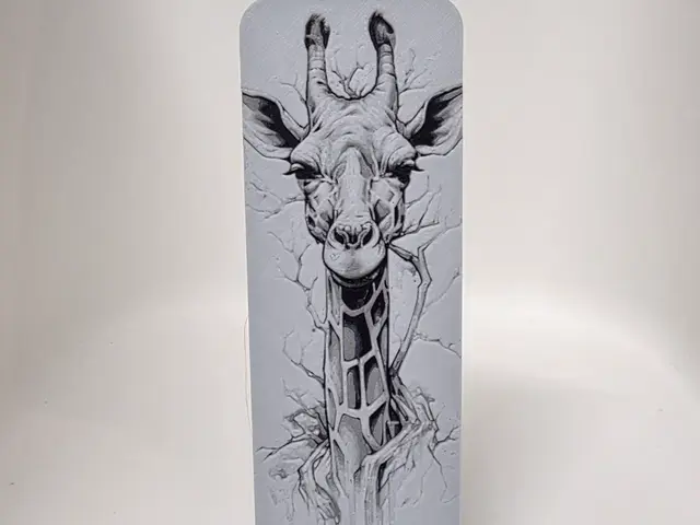 HueForge model: Giraffe Bookmark by Morganja