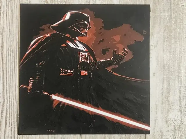 HueForge model: Darth Vader - Hueforge 200x200 by HueFoundry