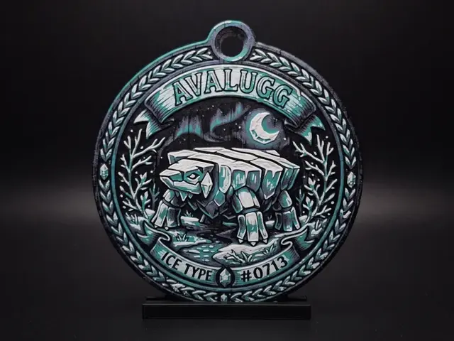 HueForge model: Avalugg #0713 - Pokemon Ornament by LED