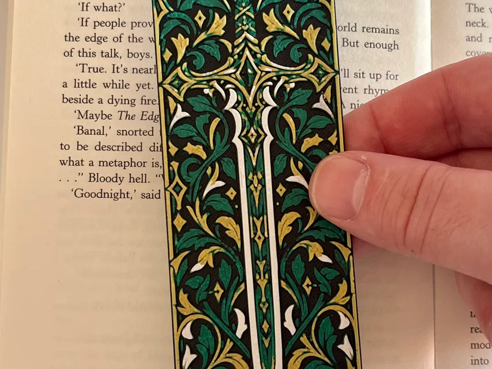 Longsword Bookmark by HexarHaus HueForge model: Longsword Bookmark by HexarHaus